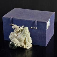 中国　玉石翡翠彫刻　福禄寿像　置物　約1307g　M　R8291 中国 玉石翡翠彫刻 福禄寿像 置物 約1307g M R8291 - メルカリ