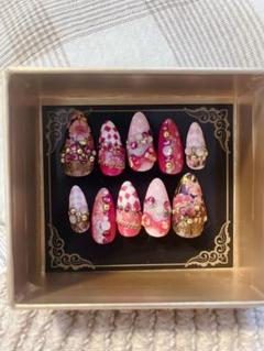 【QutieFrash/Magnifique】ネイルチップ(orient/R) qutiefrash official | 【Magnifique🎀ruban rose】 ありそうで