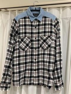 TOMORROWLAND BLUE WORK ネルシャツ チェック コットン