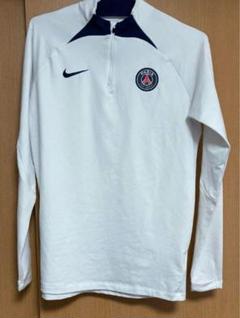 Nike PSG ハーフジップ長袖ウェア ホワイト Mサイズ サッカーのサムネイル