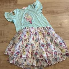 メゾピアノ　サーティワンコラボTシャツ&キュロット　140
