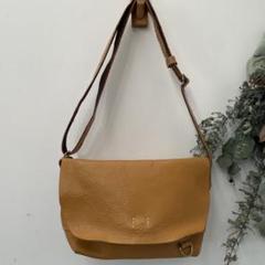 FREAK’S STORE　ショルダーバッグ　レザー　キャメル