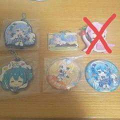初音ミク缶バッジラバーキーホルダーまとめ売り