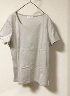 127. スクエアラウンドネック　コットンTシャツ カットソー　綺麗めのサムネイル