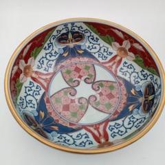 ★ 未使用品 ★ 有田焼　其泉　高台鉢揃セット Amazon.co.jp: 賞美堂 有田焼 其泉窯 染錦四方木甲草花文 5枚