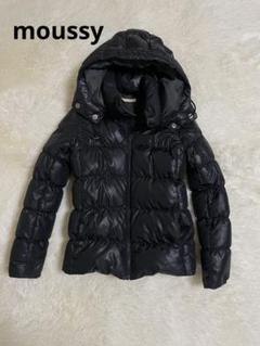 マウジー 新品 レディースダウンジャケット アウター 冬 黒 MOUSSY（マウジー）の「SHORT PUFFER ジャケット（ダウン
