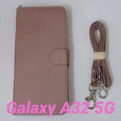 Galaxy A32 5G ケース 手帳型 ストラップ 2種付 Samsung
