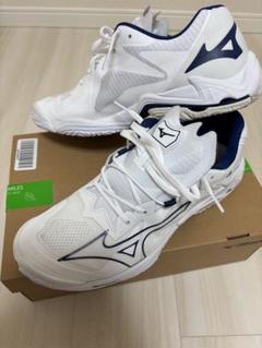 Mizuno バレーボールシューズ ウェーブライトニングZ8 ホワイト/ネイビー