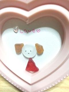 ♡❤︎バレンタイン ラブリーリース‪‪❤︎‬♡シーグラスアート‬