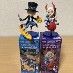 26▢ワールドコレクタブルフィギュア 大海賊百景 ①～⑩ IY0725-4 ワンピース ワーコレ フィギュア 大海賊百景 ジンベエ4点
