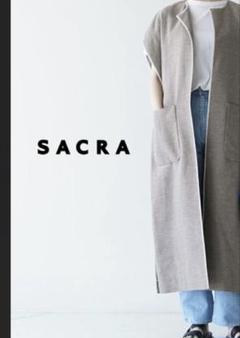 SACRA サクラ ロングジレ 雑誌記載 人気 完売 38 グレー SACRA（ファッション） SACRA サクラ ダブルクロスビーバー