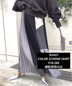 Ameri COLOR SCHEME SKIRT ¥18,260