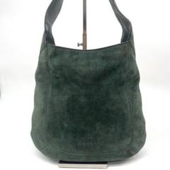 美品】BALLY バリー ワンショルダー スエード トレスポ 緑 1094