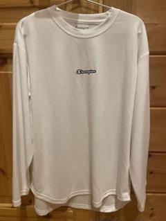 チャンピオン　7分丈　ロングTシャツ　L 白