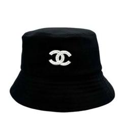 美品】CHANEL バケットハット ブラック M - メルカリ