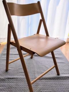 廃盤モデル 無印良品 MUJI 折りたたみ椅子 ナチュラルウッド 無印良品 MUJI ブナ材 折りたたみ椅子2脚セット