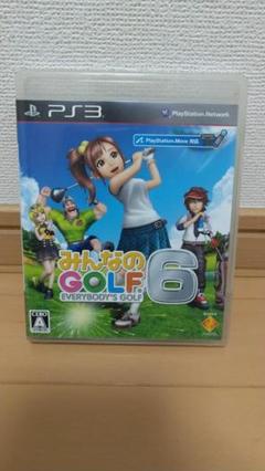 【送料無料・美品】ＰＳ３ソフト「みんなのＧＯＬＦ６」