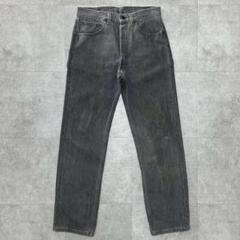 90s Levi's 501 ブラック ストライプ ナイロンフットボタン 90s Levi´s 501 ブラック ストライプ ナイロンフットボタン