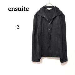 エンスウィート ensuite ブラック スナップ 長袖 シャツ 3