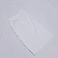 KN0222【インディヴィ】ミモレ丈スカート【38】バックスリット タイト 白
