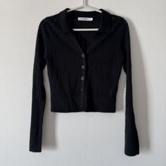 黒　カーディガン　MOUSSY マウジー