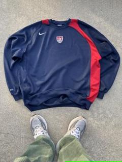 【美品】ナイキ×アメリ代表/スウェットシャツ/ジャージ/L 古着ビンテージ 美品】ナイキ×アメリ代表/スウェットシャツ/ジャージ/L 古着