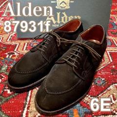 【美品】ALDEN 87931f レザーソウル別注 Vチップ スエード US6のサムネイル