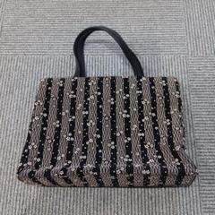 花柄刺繍の和装用トートバッグ