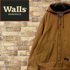 【ヴィンテージ】Walls ダックフルジップパーカー メンズ　キャメル 2025年最新】ダックパーカー wallsの人気アイテム - メルカリ
