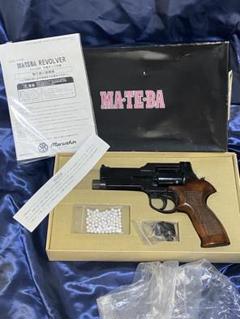 マルシン マテバ Wディープブラック4インチ マズルアダプター付きウッドグリップ マルシン マテバ Wディープブラック4インチ マズルアダプター