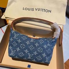 LOUIS VUITTON デニムショルダーバッグ