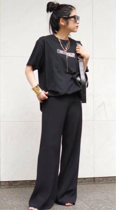AP STUDIO ストライプワイドパンツ 38