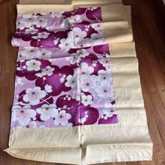 布団皮　古布　時代物 古布 木綿 襤褸 布団皮 昭和中期 格子とクレイジーパターンの