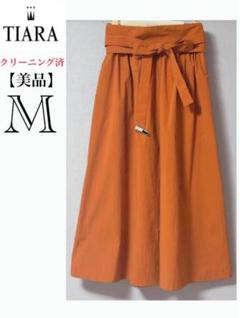 ティアラ TIARA リラックスワイドフレアパンツ M