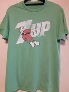 70s Hutch Reach Co. 7up ロゴ ストライプTシャツ