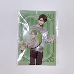 進撃の巨人 リヴァイ メタリック缶バッジ くじメイト 進撃の巨人 くじメイト リヴァイ ポストカード 缶バッジ - メルカリ