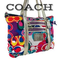 レア♡COACH ポピー　キャンバス　トートバッグ　大容量　フラワー　レア 楽天市場】コーチ ポピー（トートバッグ｜レディースバッグ
