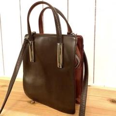 ♯379 Courregesハンドバッグ レザー 2WAYジェニ レディース ♯379 Courregesハンドバッグ レザー 2WAYジェニ レディース