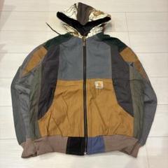 Carhartt　リメイク　ブルゾン 90s カーハート リメイク 再構築 パッチワーク アクティブ