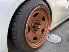 TC01タイヤホイールセット+25 13インチ 4H100 7.0J 7J+25 4穴 1 本 ESB CLS TC01 鉄ちん