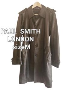美品✨ ポールスミス トレンチコート ライナー付き 花柄 ダークブラウン M Paul Smith ポールスミス コレクション トレンチコート ライナー