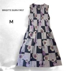 BRIGITTE BURN FIRST ノースリーブワンピース M 花柄