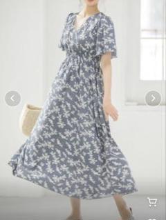 fifth バックシャンカシュクールシックフラワーワンピース