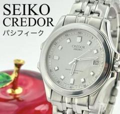 美品　SEIKO セイコー クレドール メンズ 8J82-6A00 ホワイトのサムネイル