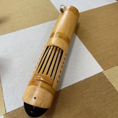 【職人技光る】鮎釣り 竹製おとり筒 オトリ缶 おとり移動管/釣り【古物大ぶり竹】 職人技光る】鮎釣り 竹製おとり筒 オトリ缶 おとり移動管/釣り