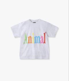 【新品未使用】RonHerman アニマルズレターTシャツ グレー S