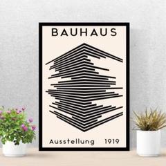 ヴァルター・グロピウスDessau Bauhaus アートポスター A2版