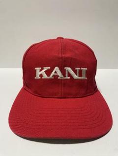 90s Karl Kani カールカナイ キャップ cap 刺繍 レッド