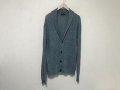 美品本物ジョゼフオムJOSEPHHOMME麻ニット長袖セーターカーディガンXL青のサムネイル