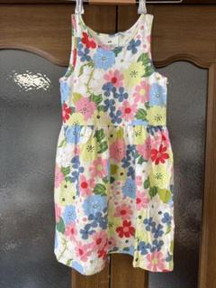 H&M 花柄 ノースリーブワンピース 120